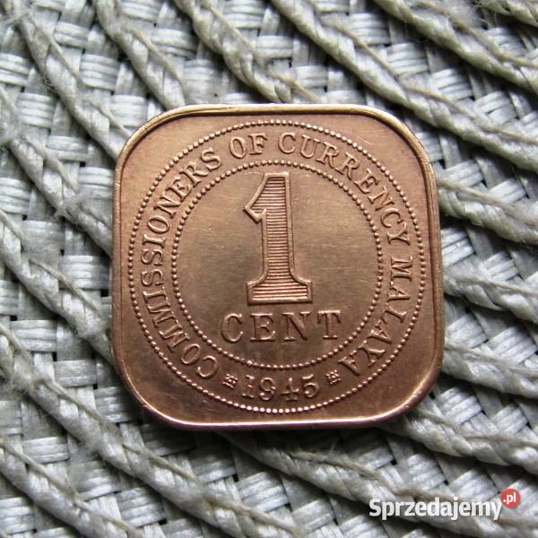 Maleje 1 Cent 1945r wielkopolskie