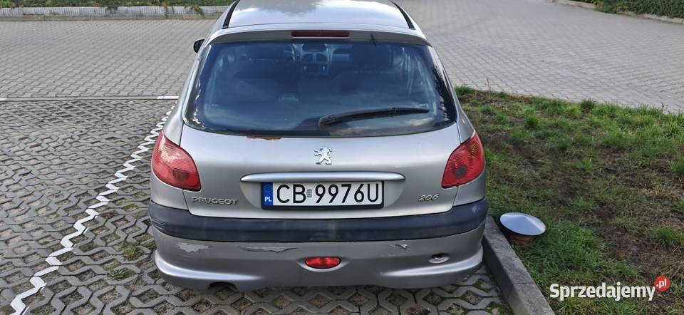 Sprzedam Peugeot 206 14b 75 Sprawna klima roczny Bydgoszcz