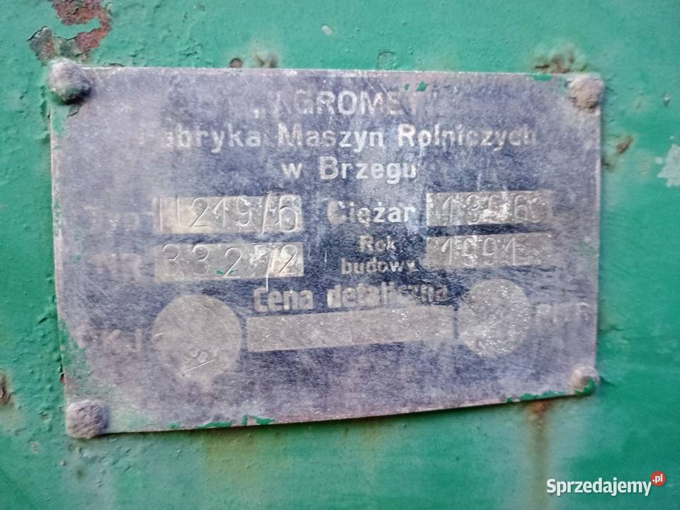 Rozrzutnik obornika Agromet nieuszkodzony Ostrowiec Świętokrzyski