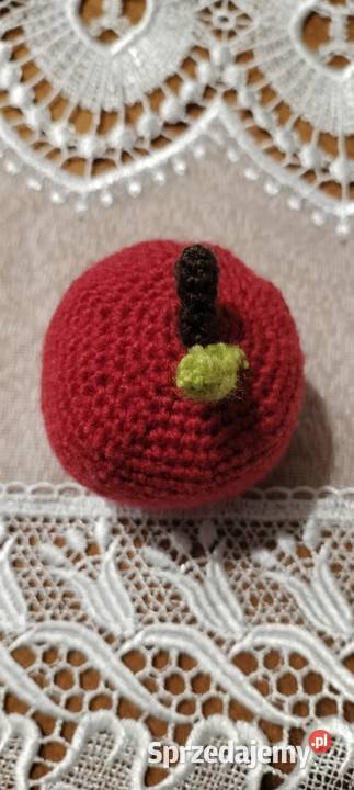 Maskotka jabłko na szydełku Maskotki Częstochowa sprzedam