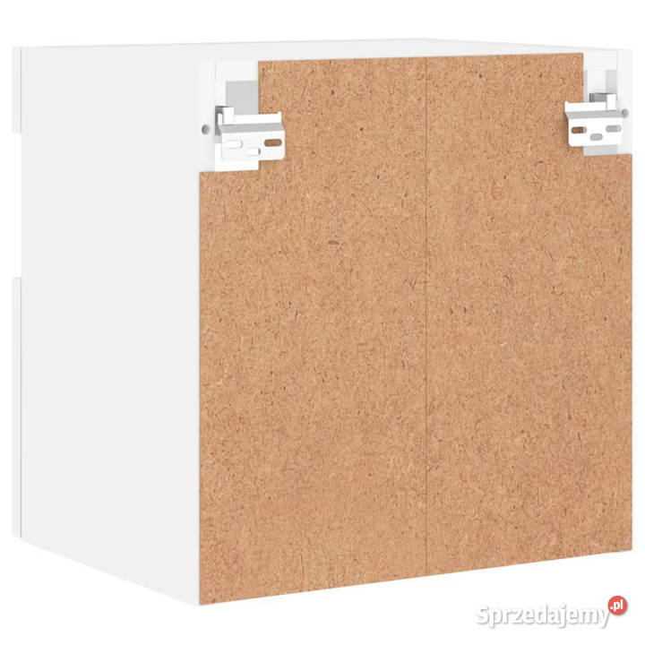 Ścienna szafka TV z LED biała 40x30x40 WM837169 RTV Warszawa sprzedam