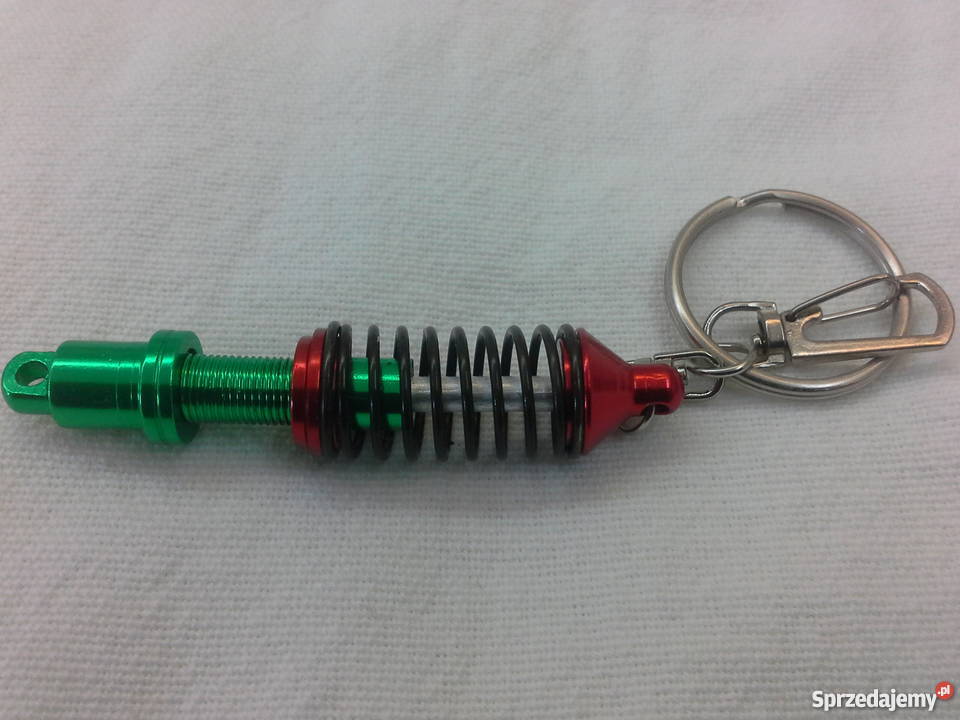 Metalowy Brelok Breloczek Amortyzator gwintowany