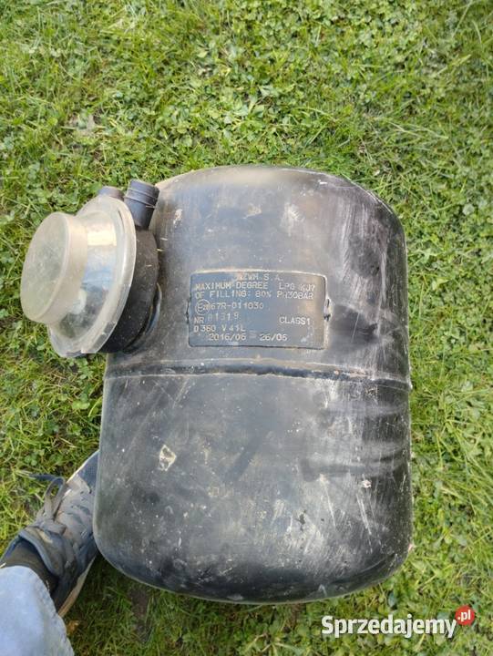 Zbiornik LPG 40l z wielozaworem Oleśniki