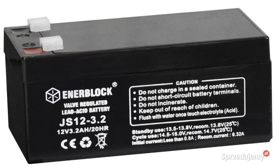 Akumulator ENERBLOCK AGM JS1232 12V 32Ah Wałbrzych