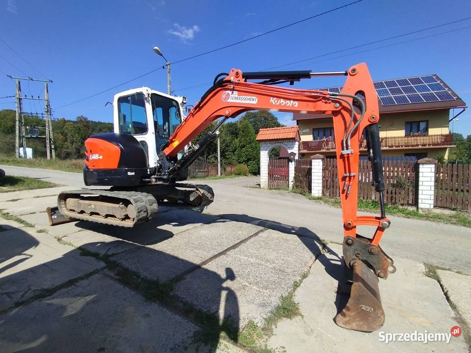 minikoparka kubota u48 jcb case hitachi małopolskie Sucha Beskidzka