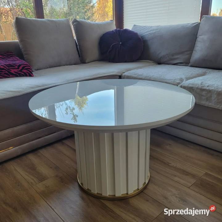 Stolik kawowy z kolekcji COMODO ława lamele 48cm Stoliki kawowe i ławy Gierałtowiczki