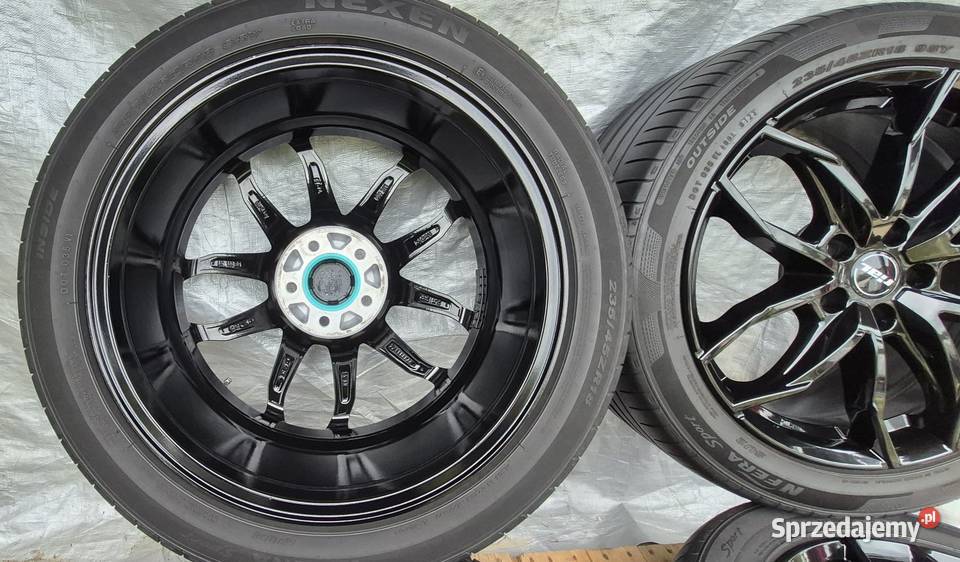 Komplet kół felgi aluminiowe opony letnie 5x108 Kopanki