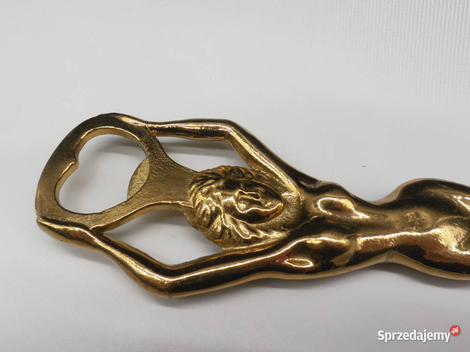Kolekcjonerski Mosiężny Otwieracz Akt Kobiety Raszków sprzedam