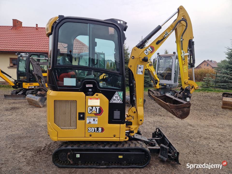 Minikoparka CAT 3018 2023r przebieg 500mtg Koparki Ryżki