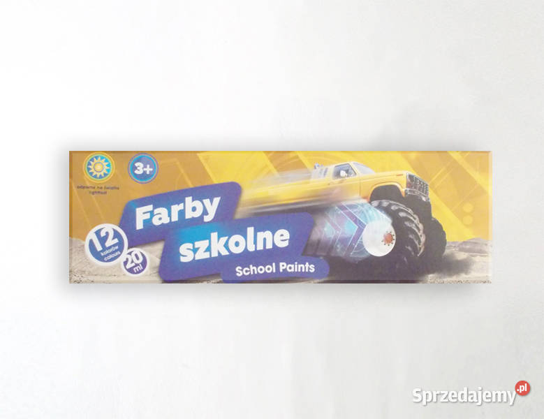 farby szkolne chłopca plakatówki farbki plaktowe Opole