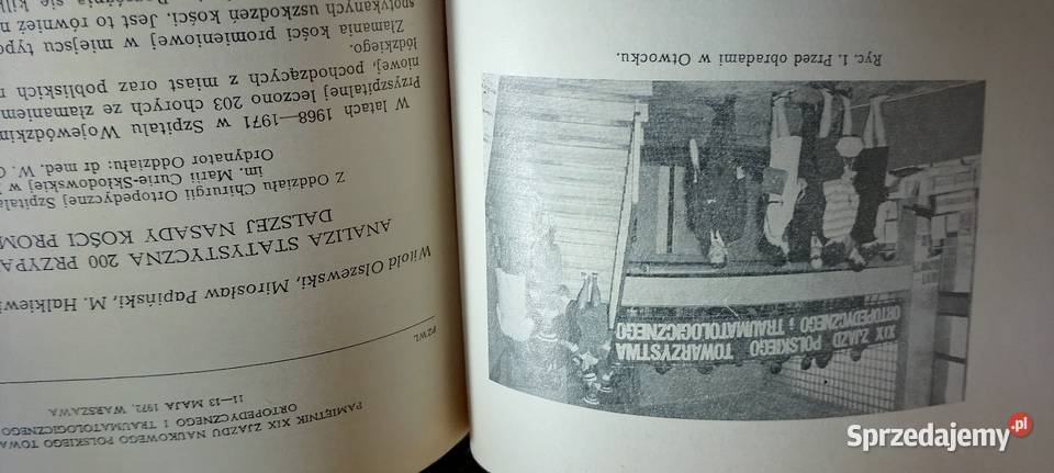 Medyczna książka ortopedyczna PRL