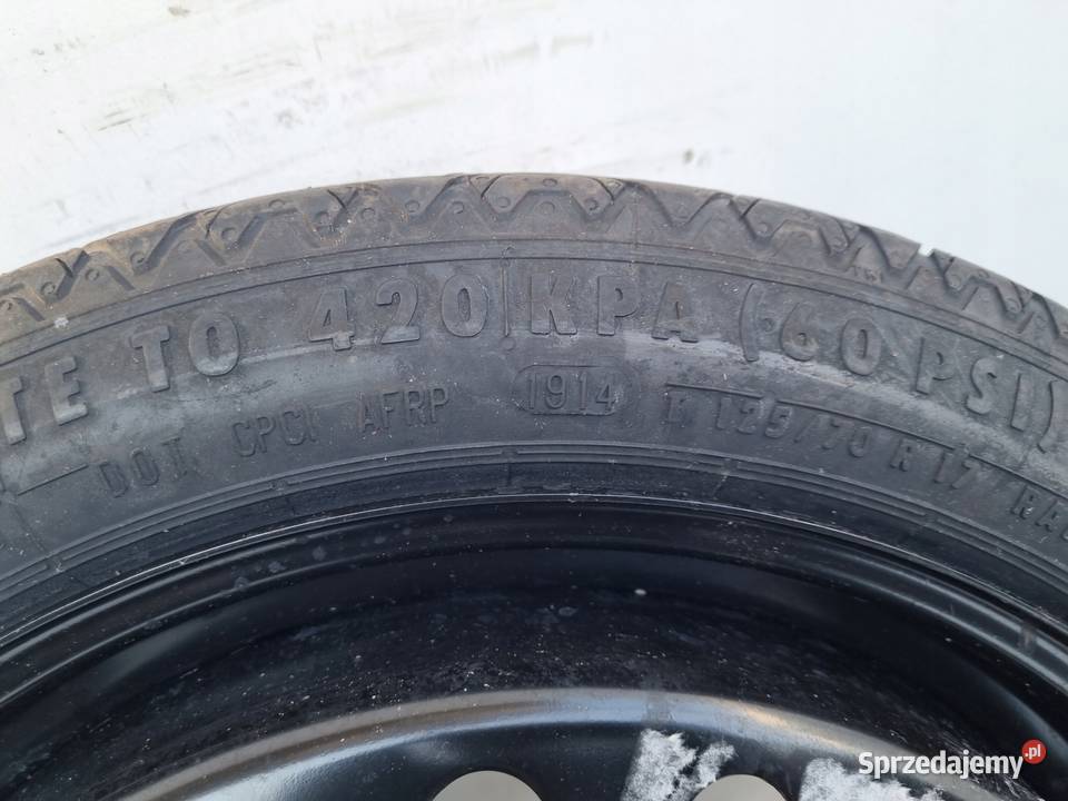 KOŁO DOJAZDOWE Opel Insignia A dojazdówka 12570 Chełm