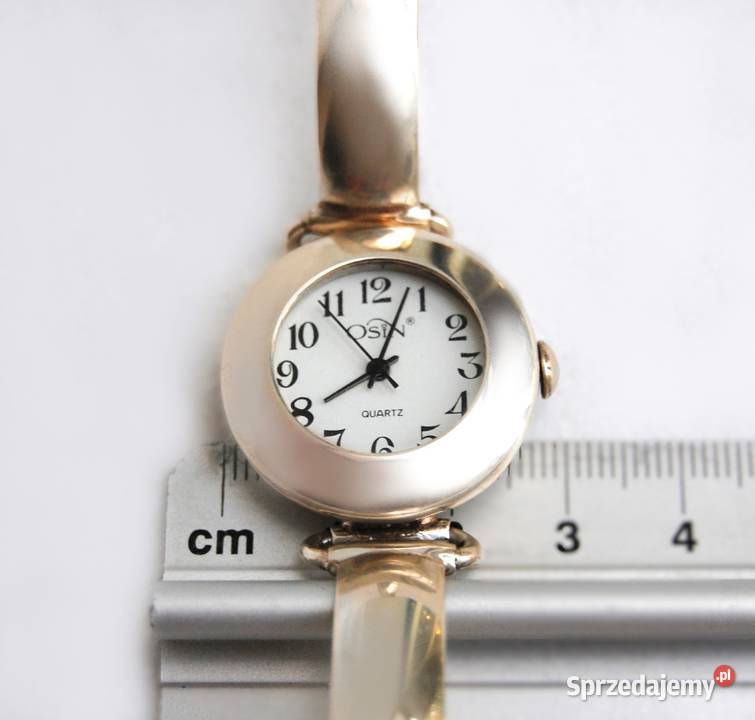 Srebrny zegarek damski klasyczny Osin quartz
