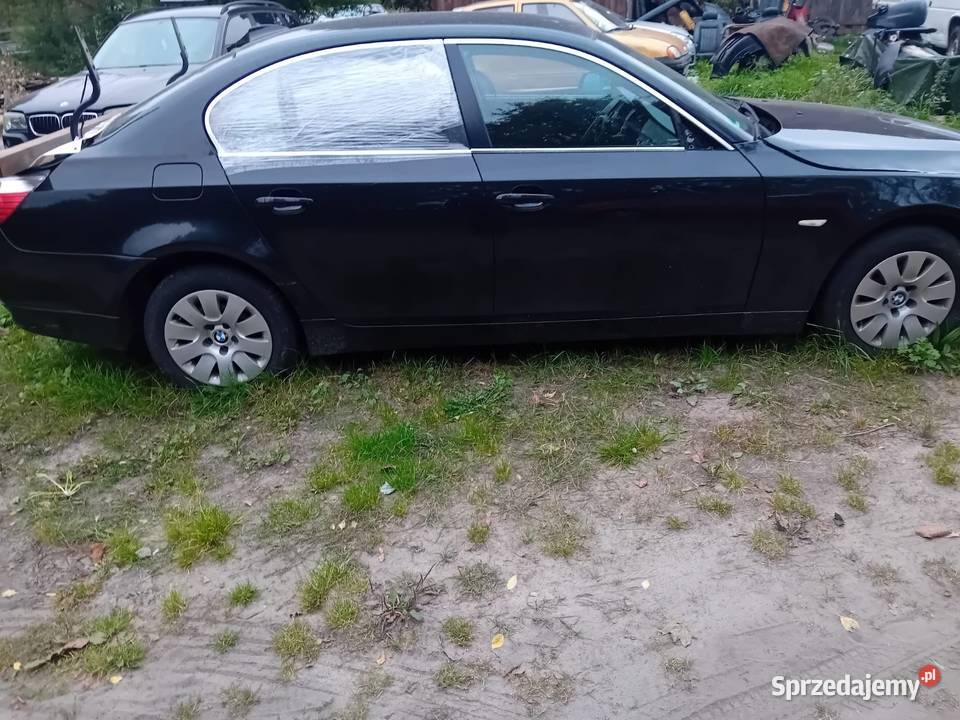 BMW e60 2005 części m54b22 Black sapphire lubuskie