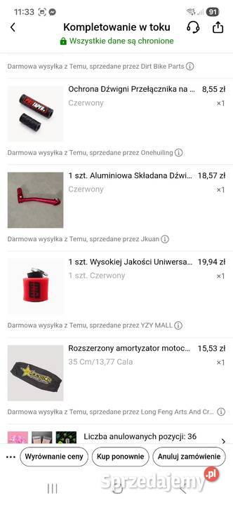 Szpedam loncina doinestowany metalic