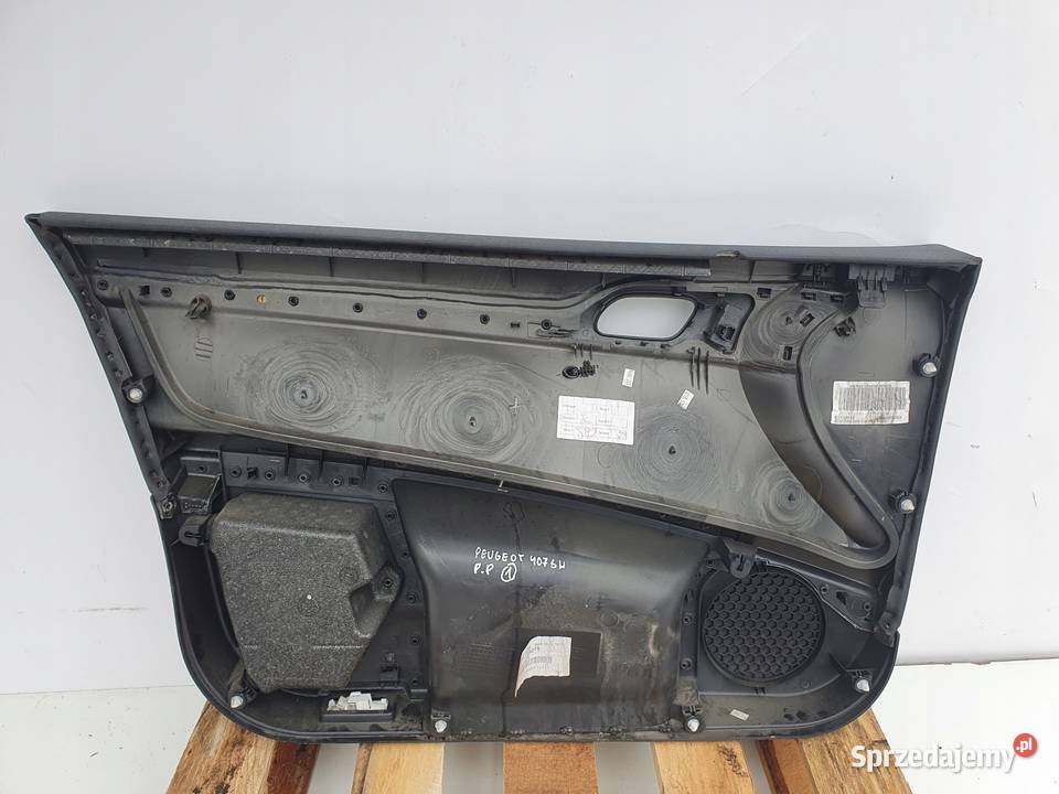 Peugeot 407 TAPICERKA PRZEDNICH DRZWI BOCZEK Rudka