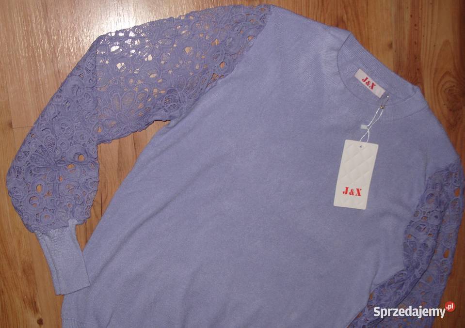 Wrzosowy sweterek JX Rękawki Gipiura ML Rawicz sprzedam