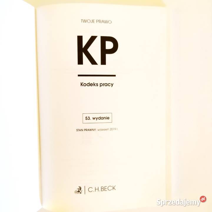 KP Kodeks pracy 53 wydanie łódzkie Łódź sprzedam