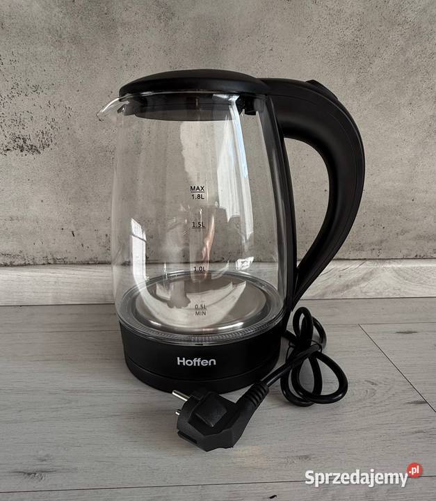 NOWY HOFFEN Szklany czajnik elektryczny 18l łódzkie Łódź