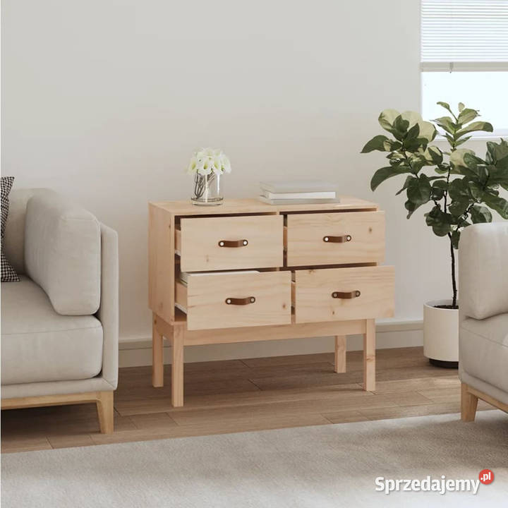 Komoda 90x40x78 lite drewno sosnowe WM821739 mazowieckie Warszawa sprzedam