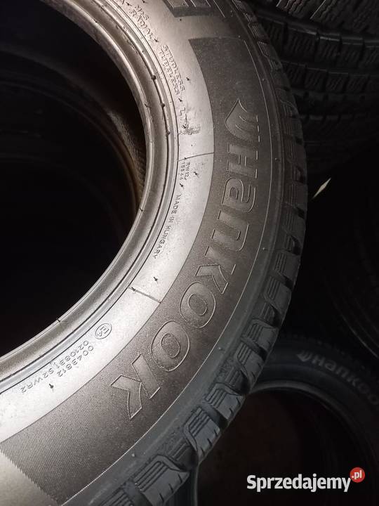 2x Opona UŻYWANA ZIMOWA BUS 22565R16C HANKOOK 79 Zaścianki sprzedam