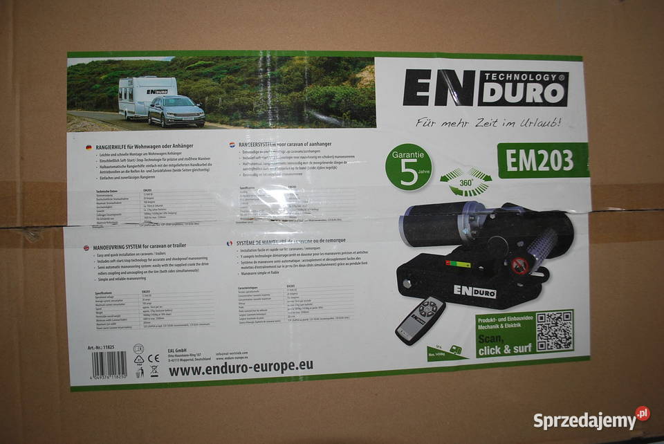 MOVER ENDURO EM203 NOWY PRZYCZEPA 2 OSIE MOŻLIWY