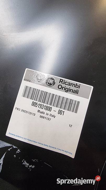 BŁOTNIK PRAWY PRZEDNI FIAT PANDA III 2011 NOWY