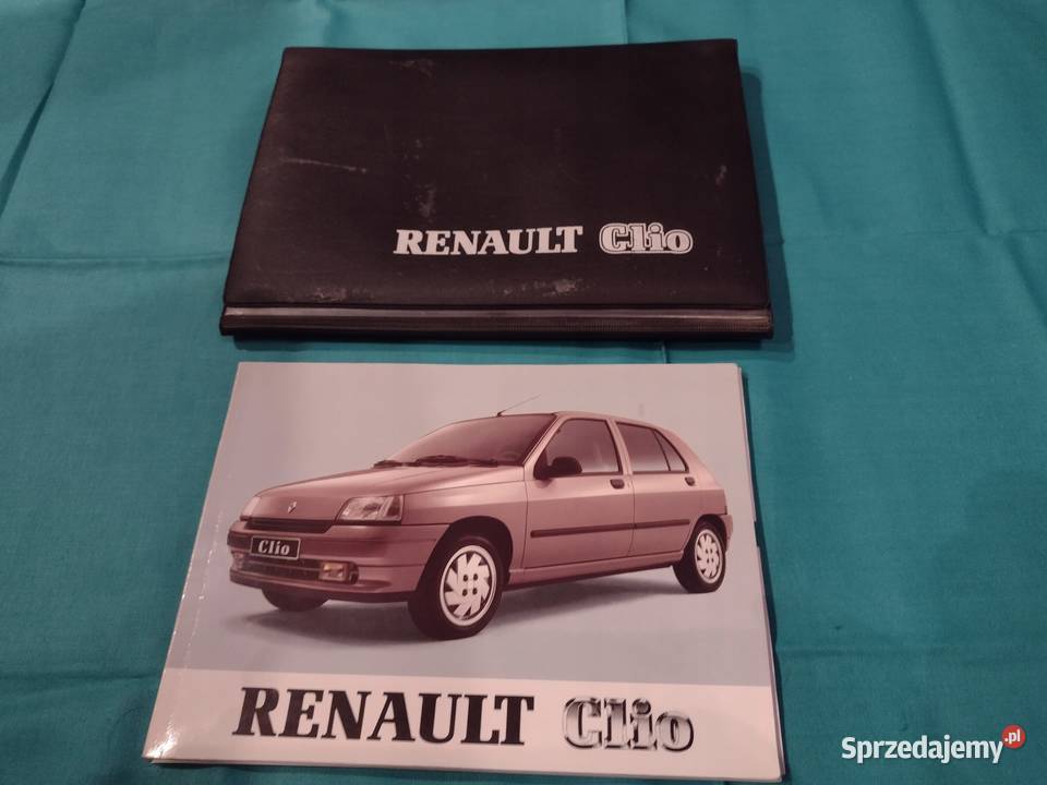 RENAULT CLIO 1 Instrukcja Obsługi książka serwis Poradniki, albumy i reportaże Łódź