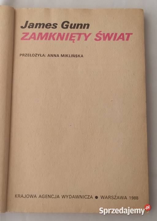 ZAMKNIĘTY ŚWIAT James Gunn Hajnówka