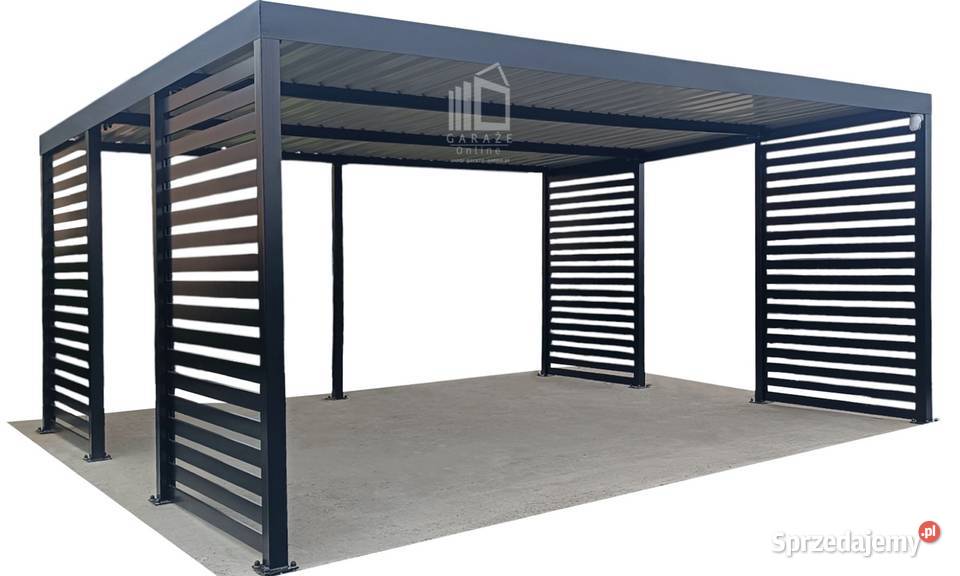 CarPort PREMIUM Wiata samochodowa 6x6 Antracyt Wrocław