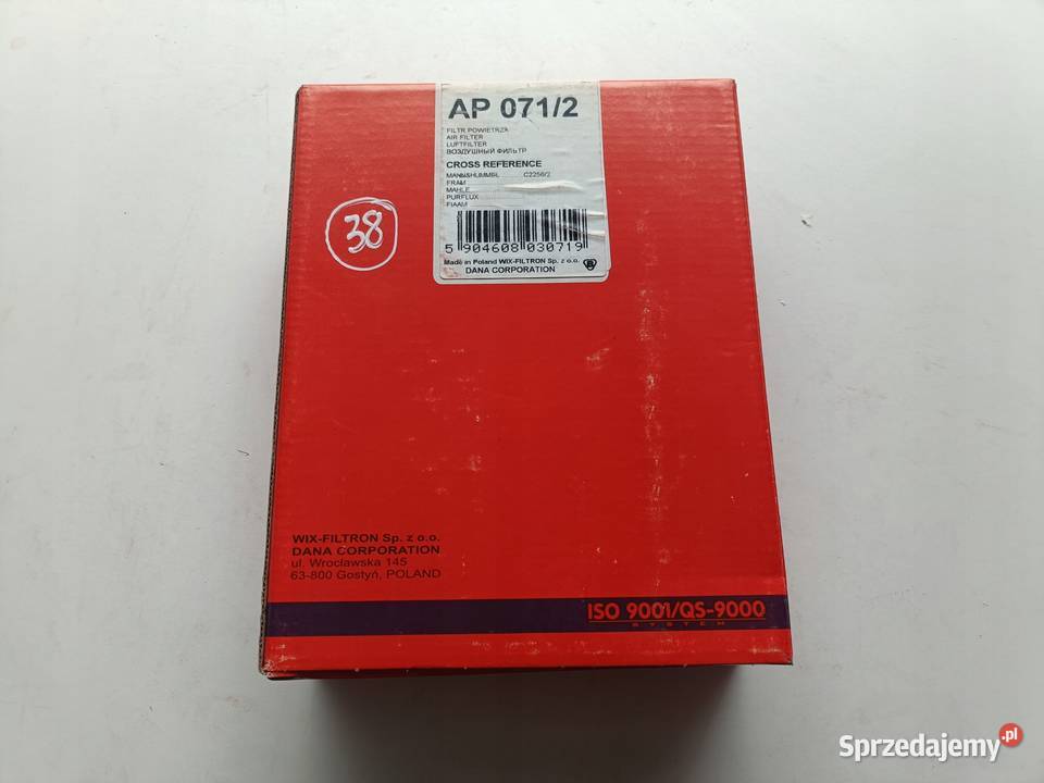 FILTR POWIETRZA Filtron AP 0712 AP0712 Opel lubelskie Chełm sprzedam
