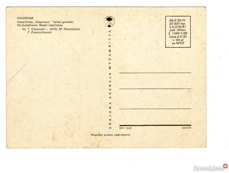 ZAKOPANE POCZTÓWKA WIELOWIDOKOWA świętokrzyskie Krynki