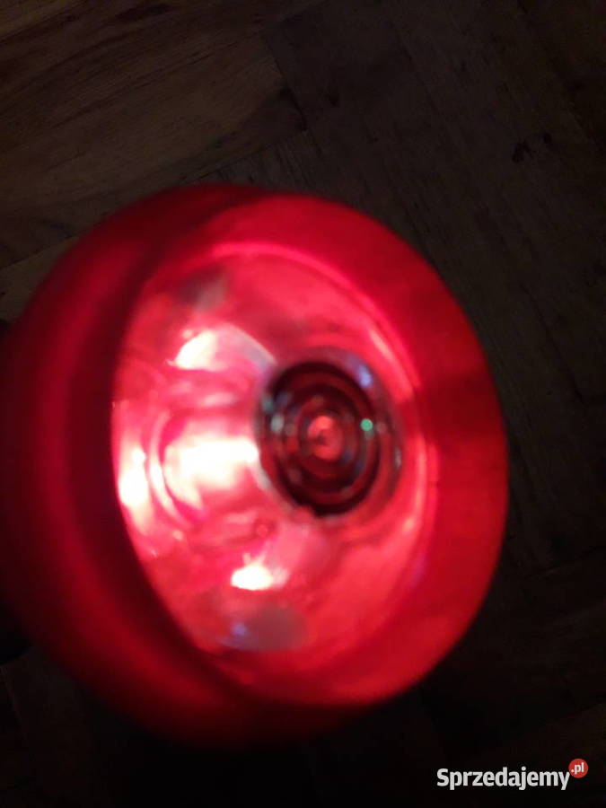 Latarka świecąca w różnych kolorach prl Warszawa