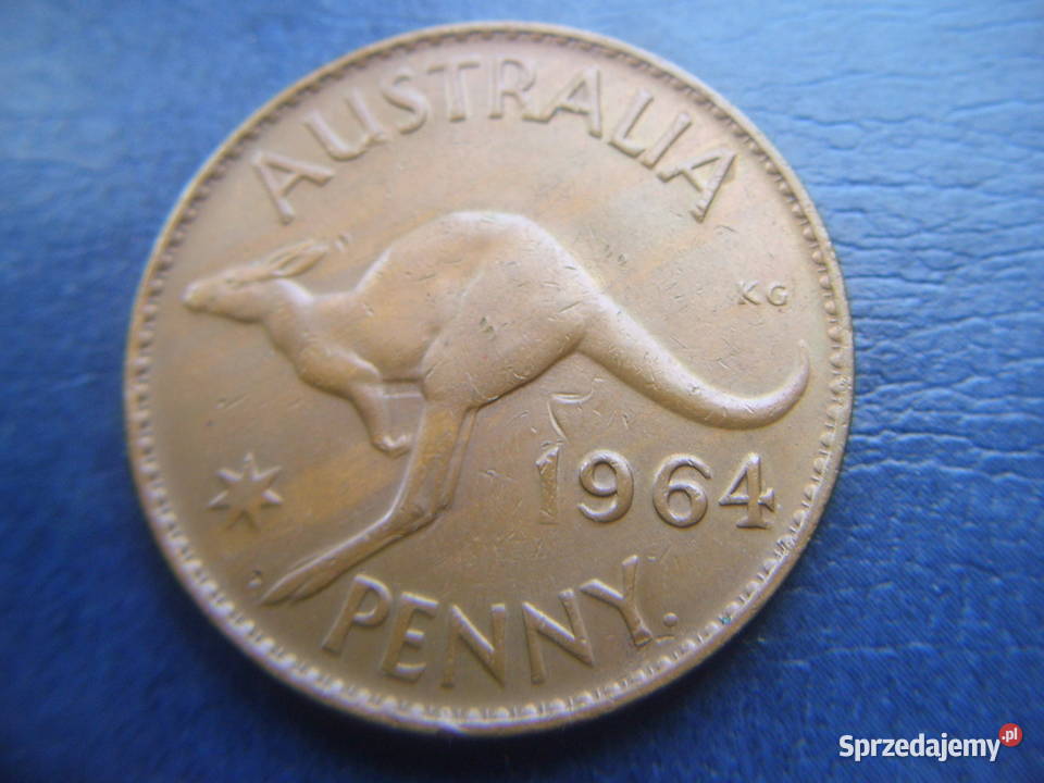 Stare monety 1 pens 1964 Australia /2