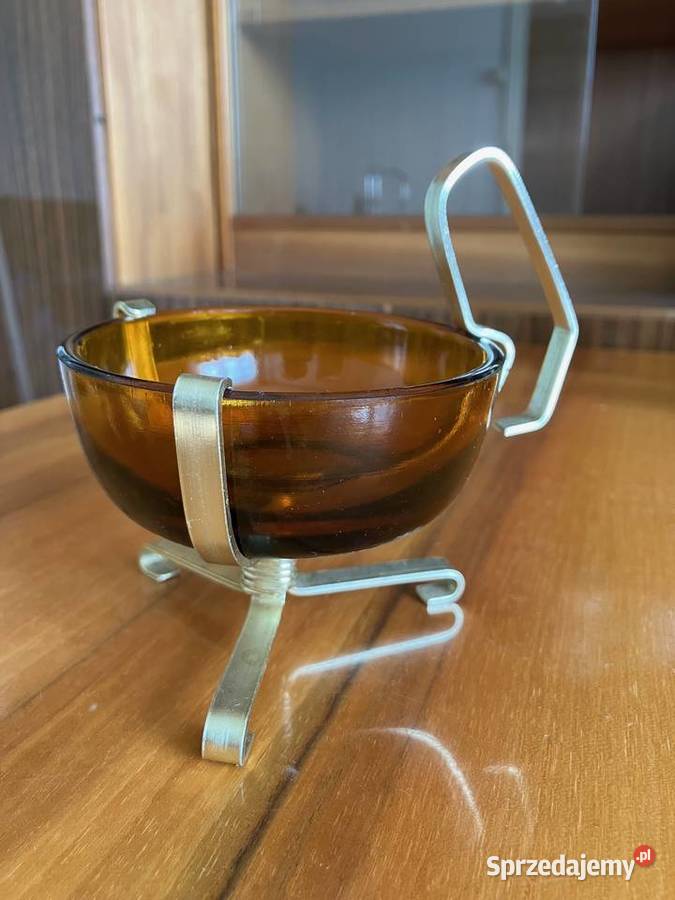 Stara unikatowa szklana cukiernica artdeco Nisko sprzedam