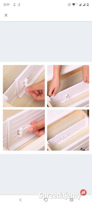 4X ORGANIZER REGULOWANA PRZEGRODA DO SZUFLADY Zawiercie