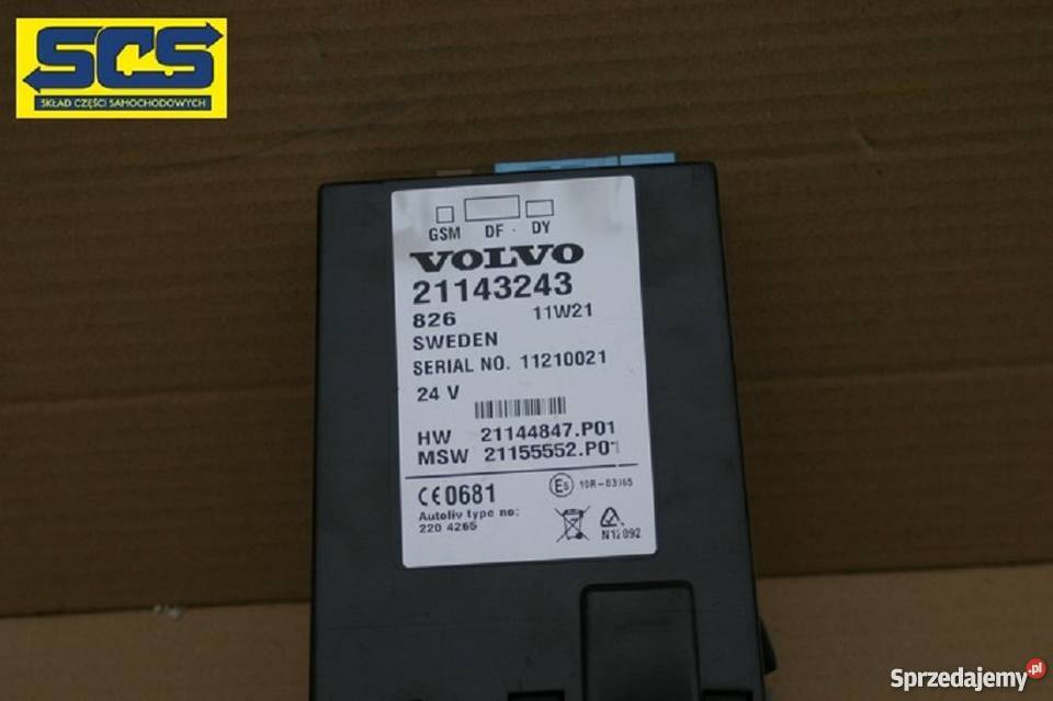 VOLVO FH 12 13 TELEFON PANEL KLAWIATURA 21143243 Bieleń