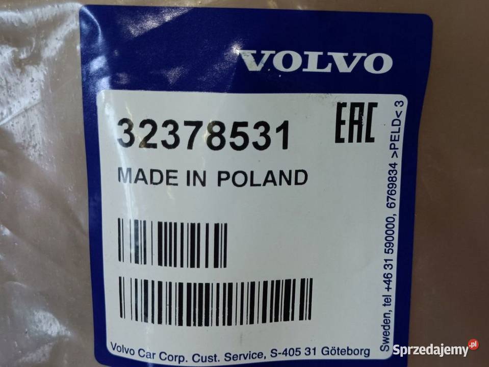 VOLVO V60 18 USZCZELKA BAGAŻNIKA KLAPA TYŁ wielkopolskie