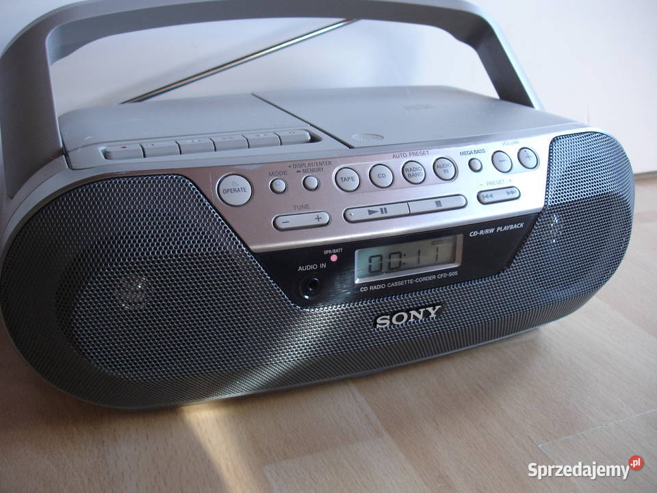 Radiomagnetofon SONY CFDS05 Zielona Góra sprzedam