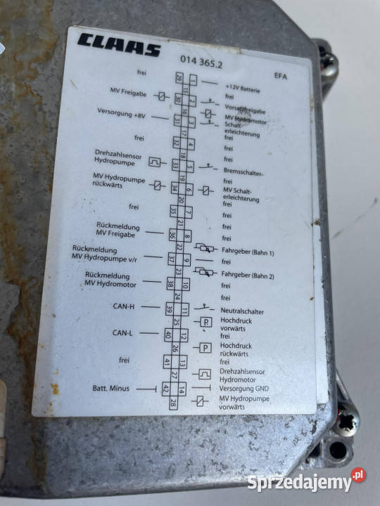 Claas Jaguar moduł sterownik 0143652 Jastrzębniki sprzedam
