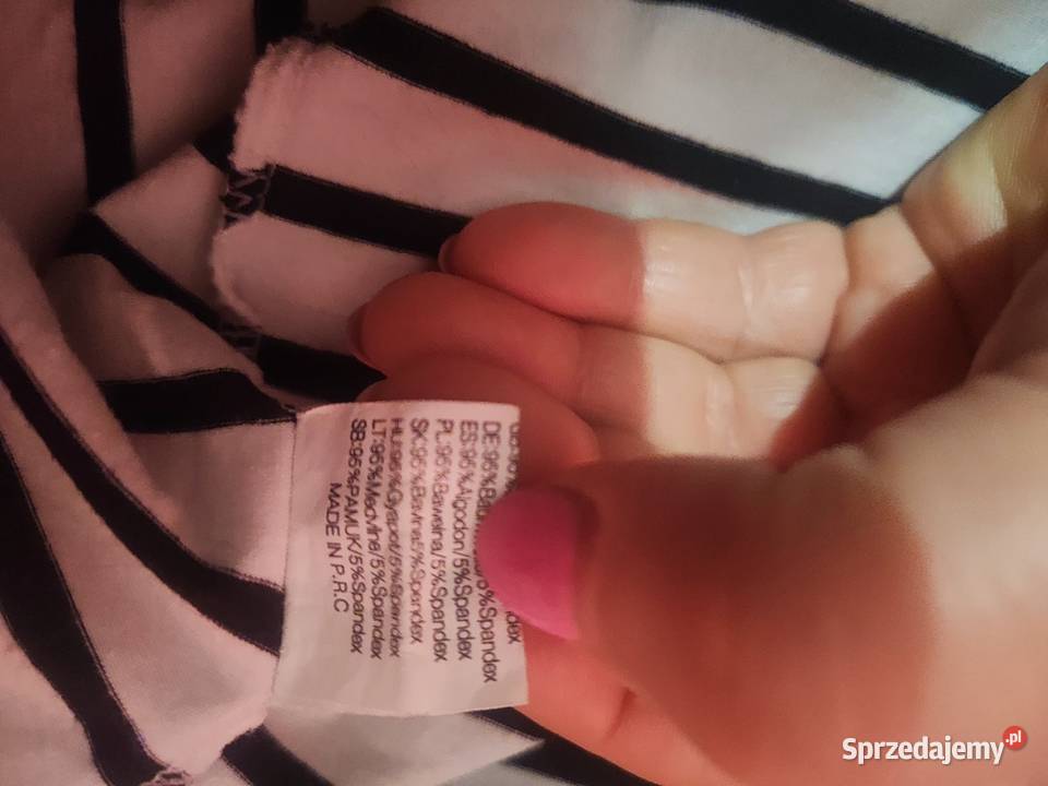 Bluzeczka w marynarskim stylu XLXXL 95bawełny Jelenia Góra