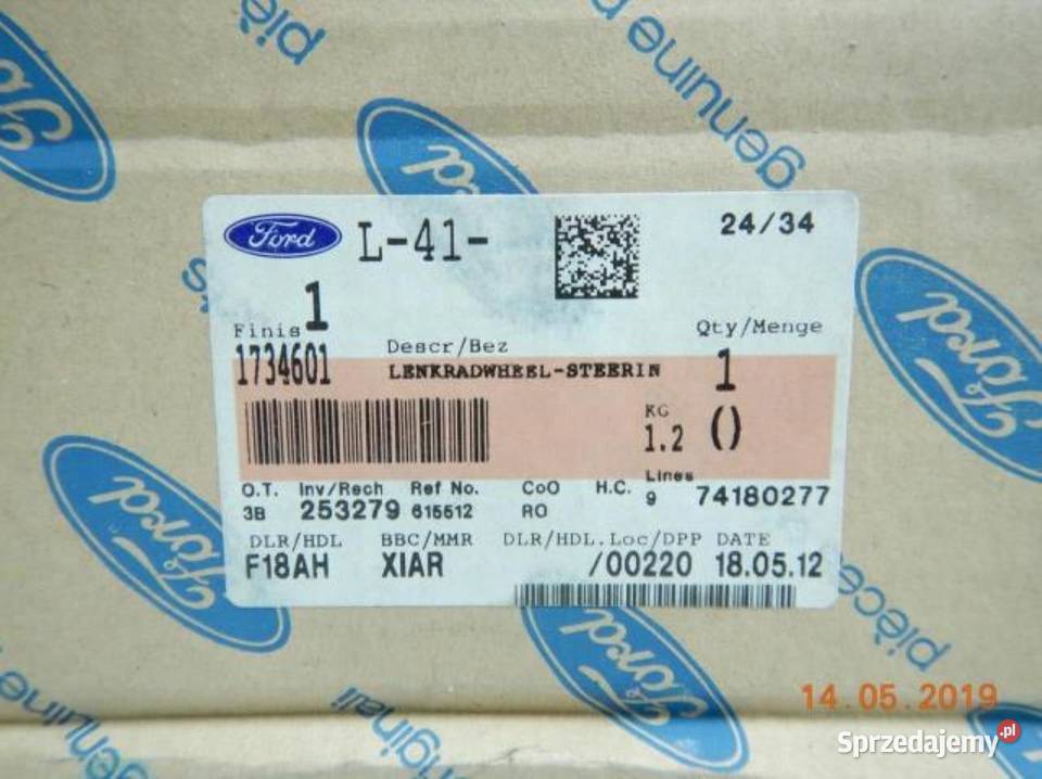 KIEROWNICA MULTIFUNKCJA FORD FIESTA 0812 osobowe lubelskie