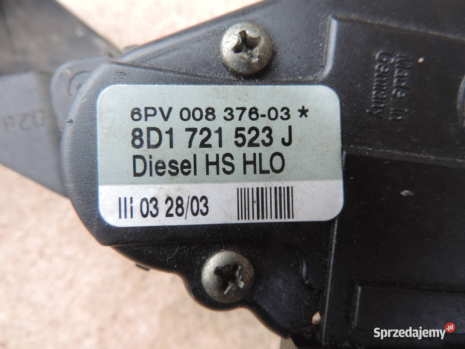 POTENCJOMETR PEDAŁ GAZU 8D1721523J VW PASSAT B5 Nowy Sącz