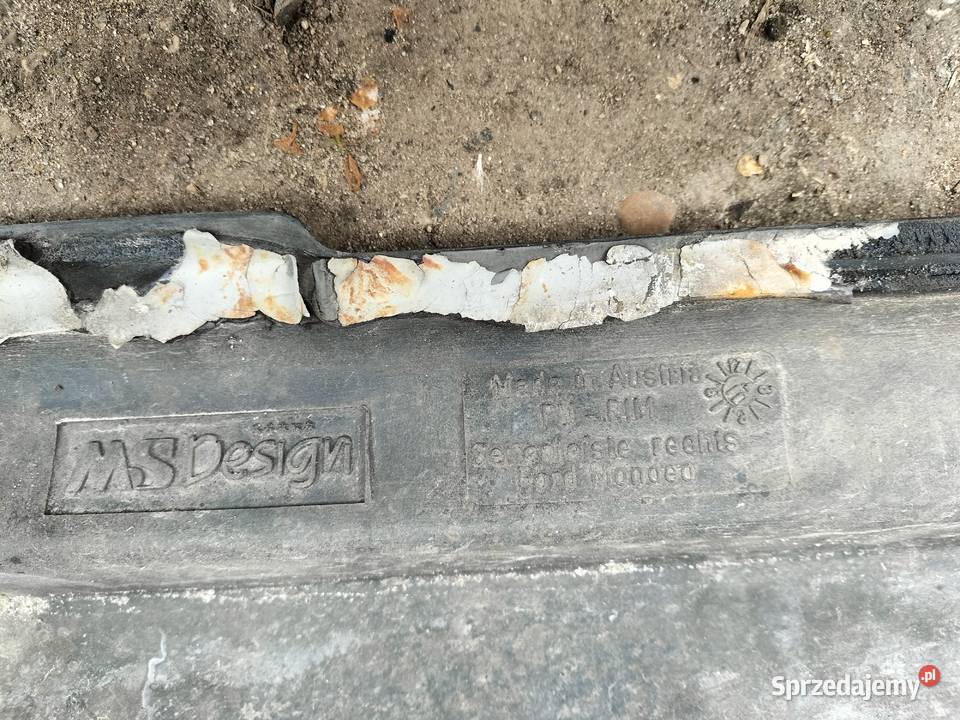 FORD MONDEO MK3 LISTWY NAKŁADKI PROGU ZEWNĘTRZNE Listwy i nakładki Kamień-Kolonia