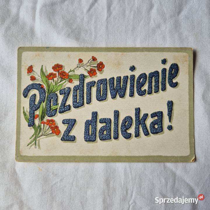 Stara pocztówka unikat przedwojenna kartka