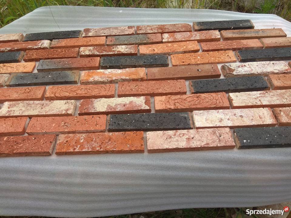 PŁYTKI ZE STAREJ CEGŁY CIĘTE NA 2 GR100 sprzedam
