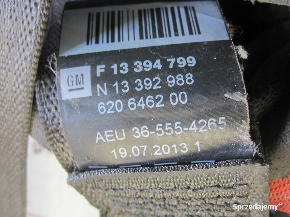 ASTRA J GTC 13r pas bezpieczeństwa prawy przód osobowe Kielce sprzedam