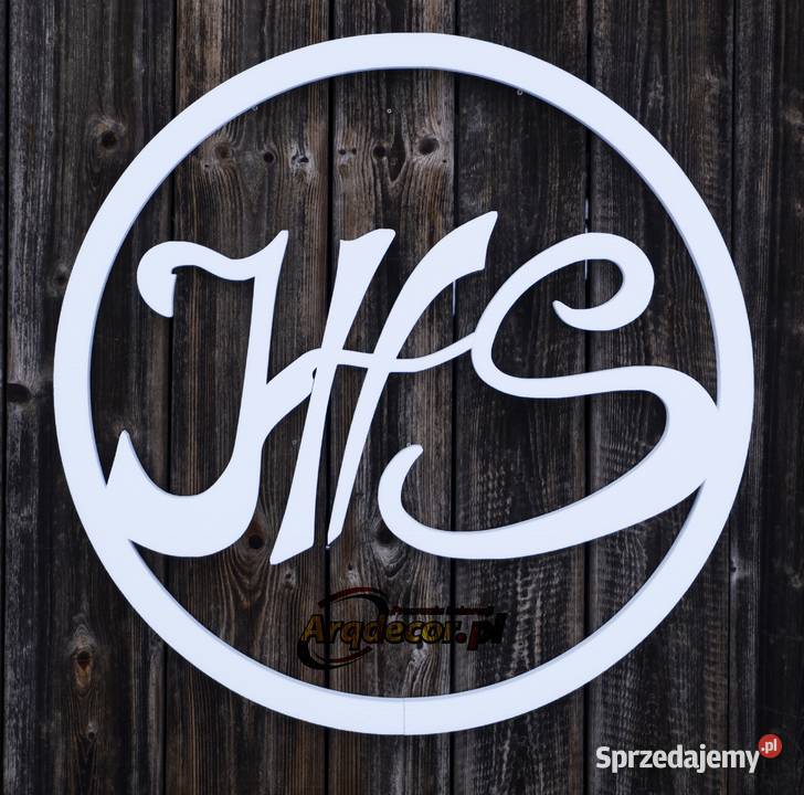 Duże serce IHS Boże Ciało Pierwsza Komunia inny kolor Dębna