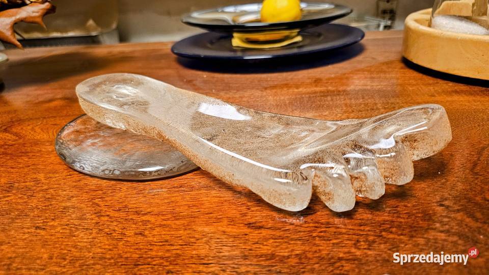 Ireneusz Kiziński unikalna szklana stopa z Wrocław