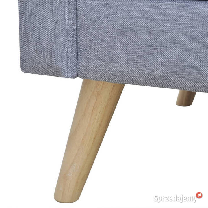 Sofa 2osobowa materiałowa jasnoszara WM242218 Warszawa